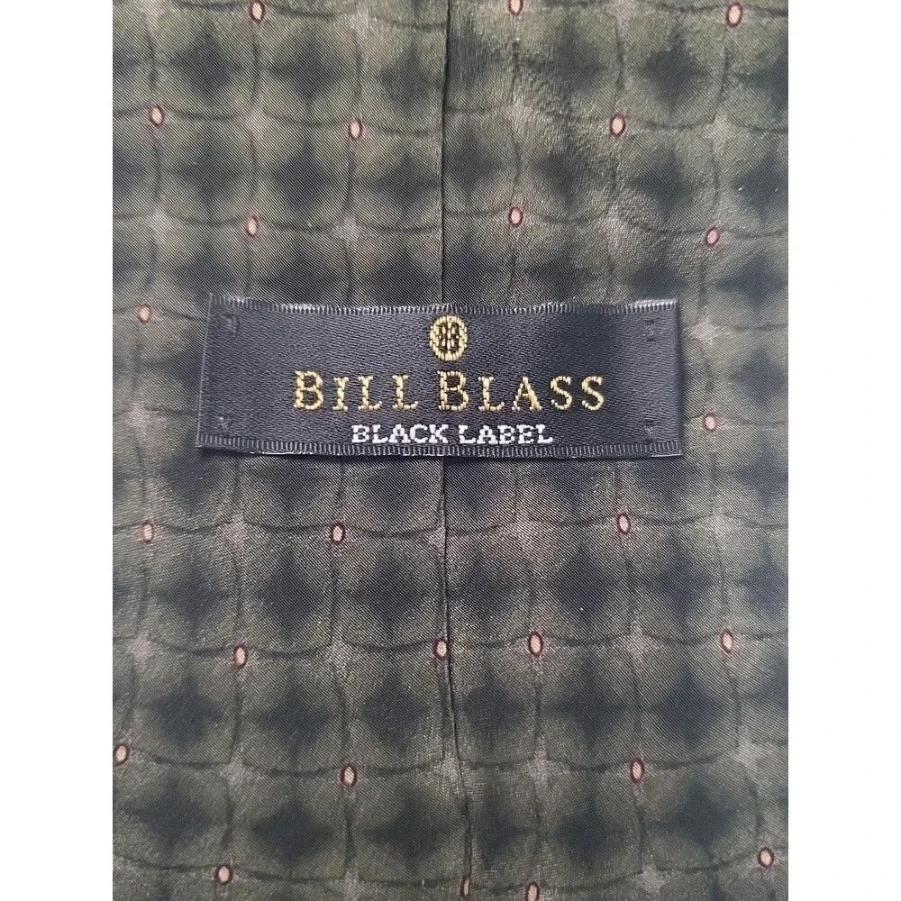 Vintage Bill Blass Black Label Men's Tie 100% Silk  57